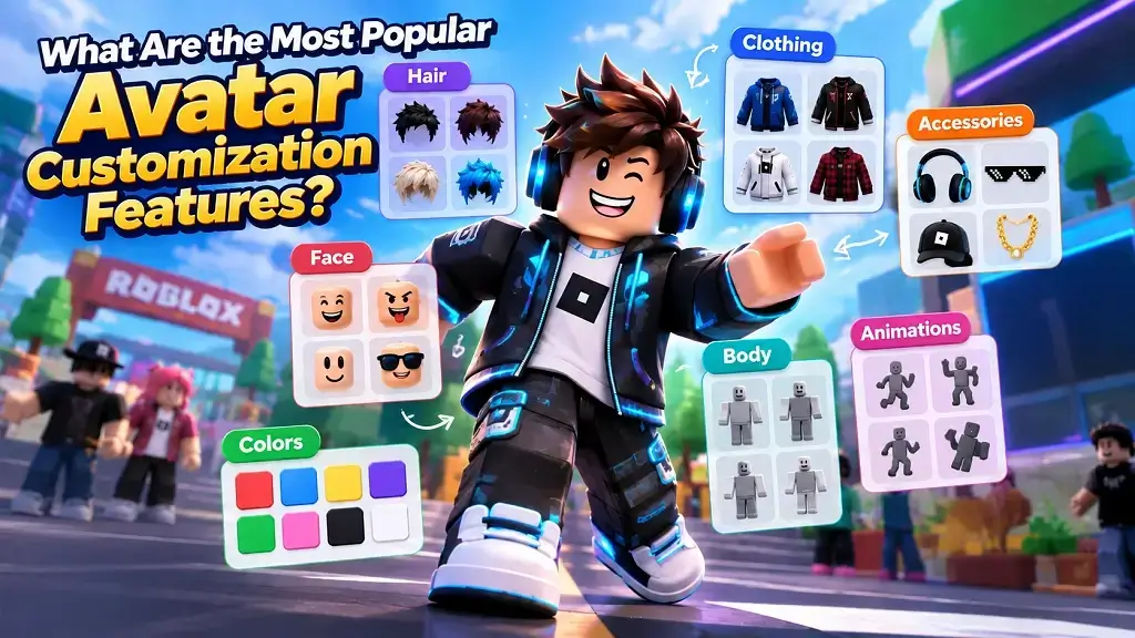 Block-Style Game Avatar Customization Features