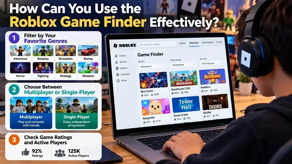 Game Finder on Roblox
