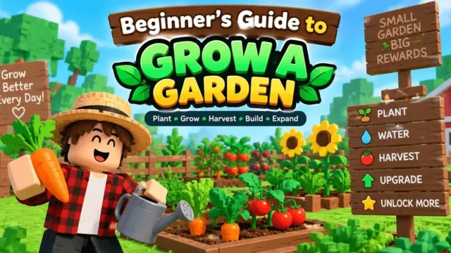 Beginner’s guide to Grow a Garden