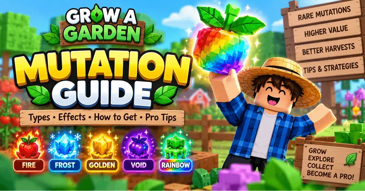 Grow a Garden Mutation Guide