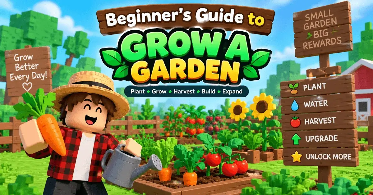Grow a Garden Beginner's Guide