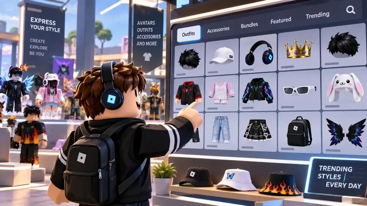 Popular Virtual Outfits and Accessories