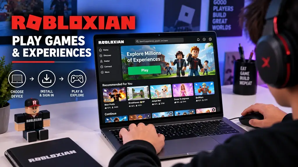 Robloxian Playing Games