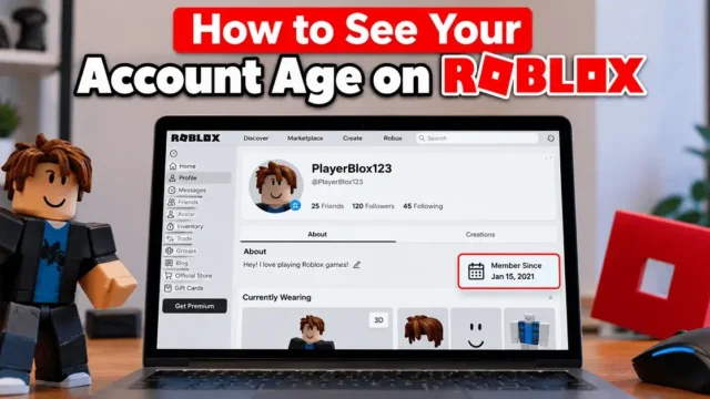 How to See Your Account Age on Roblox