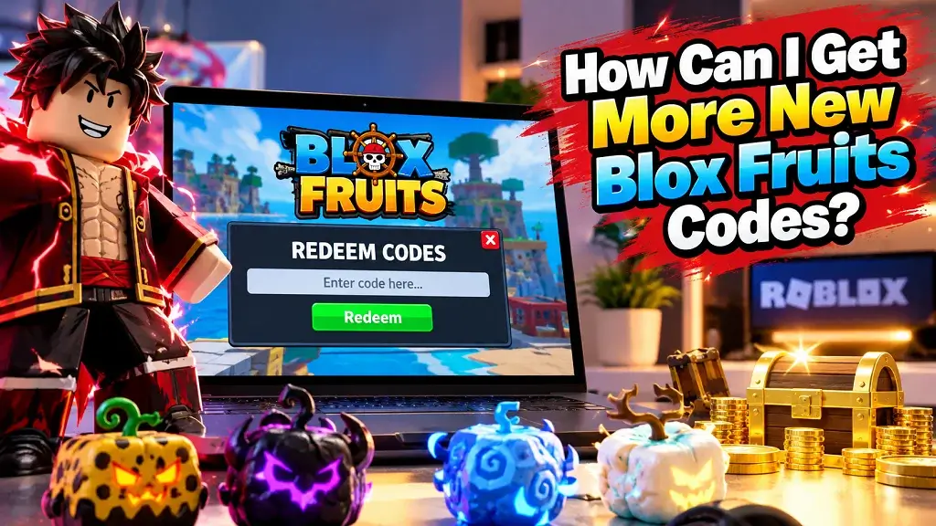Blox Fruits Code Hunt Gaming Setup