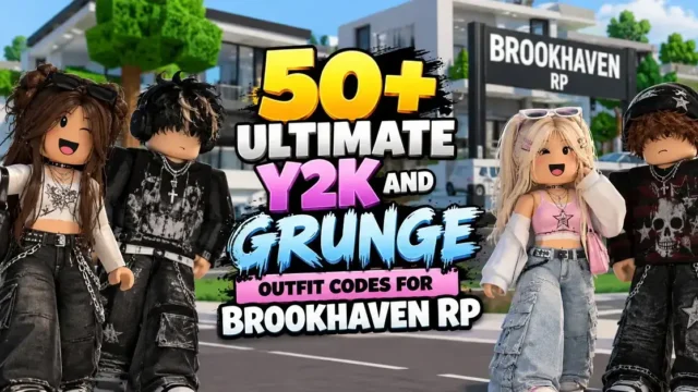 10+ Ultimate Y2K and Grunge Outfit Codes for Brookhaven RP