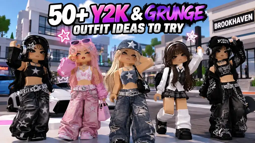 Brookhaven Y2K RP Outfit Ideas