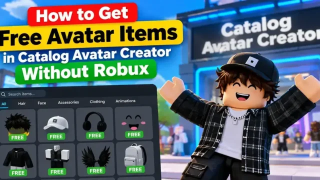 How to Get Free Avatar Items in Catalog Avatar Creator Without Robux